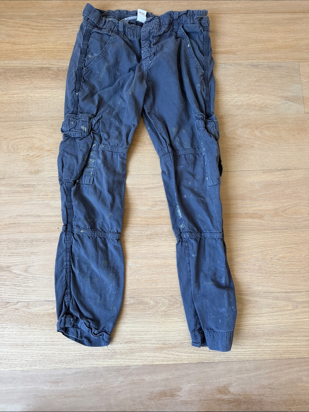 NSF Womens Navy Blue Cargo Pants